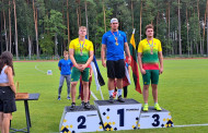 Kūjo metikas M. Rapševičius Baltijos šalių čempionate iškovojo sidabrą