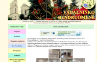 Vabalninko bendruomenės centras pristato atsinaujinusią interneto svetainę