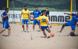Birštone atidaryta nauja paplūdimio futbolo aikštė: panaudota 1 tūkst. tonų smėlio