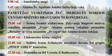 Šeimų šventė ir Šv.Jokūbo atlaidai Alantoje