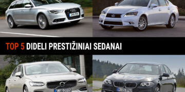 Renkamės prestižinės klasės didelį sedaną arba universalą – TOP 5 anot Lietuvos vairuotojų