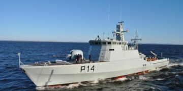 Svečiuosis karo laive „Aukštaitis“