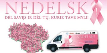 Liepos 10-11 d. į Biržus atvyksta projekto “Nedelsk” “Rožinio kaspino” autobusėlis