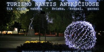 Tik vieną vakarą Anykščiuose – šviesa, kvapai, garsai