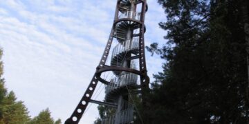 Labanoro regioninio parko apžvalgos bokštas – unikumas. Aukščiau tik dangus…