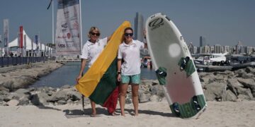 Prestižinėje regatoje lietuvė pelnė sidabro medalį