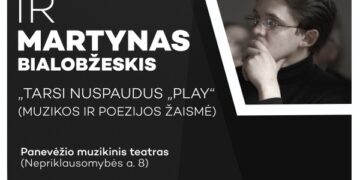 Andrius ir Martynas Bialobžeskiai pristato bendrą muzikinę programą „Tarsi nuspaudus „Play””
