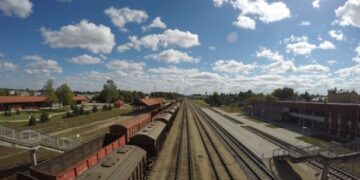 Į „Rail Baltica“ geležinkelio liniją galima pažvelgti iš paukščio skrydžio