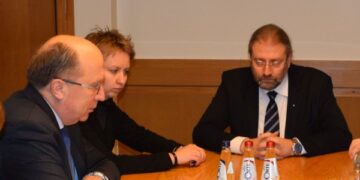 R. Račkauskas susitiko su LR Seimo opozicijos lyderiu A. Kubiliumi