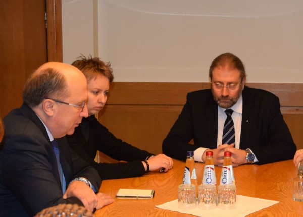 R. Račkauskas susitiko su LR Seimo opozicijos lyderiu A. Kubiliumi