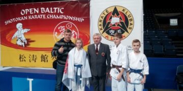 Jaunieji karatė sportininkai dalyvavo XXII Baltijos šalių klubų karatė čempionate