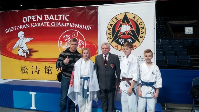 Jaunieji karatė sportininkai dalyvavo XXII Baltijos šalių klubų karatė čempionate
