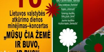 Lietuvos valstybės atkūrimo dienai skirtas renginys  „Mūsų čia žemė ir buvo, ir bus!“