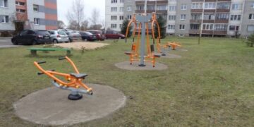 Miesto bendruomenei – daugiau lauko treniruoklių