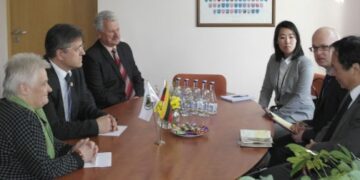 Svečiavosi Japonijos ambasadorius Lietuvoje Toyoei Shigeeda