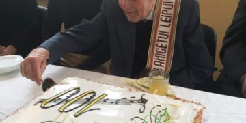 Šimtmečio proga pasveikintas Molėtų rajono gyventojas