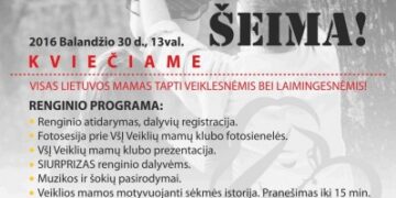 Veiklių mamų klubo renginys