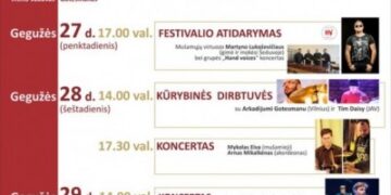 Šeduvoje –  pirmasis tarptautinis perkusijos festivalis „Ritmo viražai“