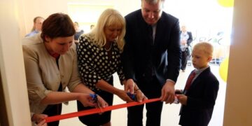 Pojūčių erdvės atidarymas Visagino paramos vaikui centre