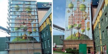 Dovana panevėžiečiams – unikalus gatvės meno kūrinys