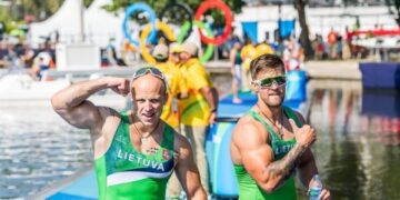 Fantastiškai startavę A.Lankas ir E.Ramanauskas iškovojo olimpinius bronzos medalius!