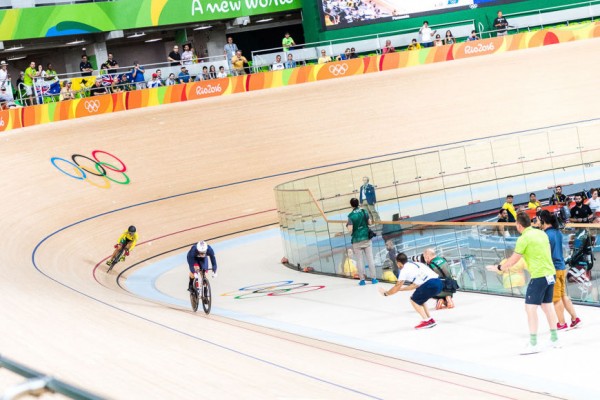 Simona Krupeckaitė olimpiados dviračių treko moterų sprinto rungtyje liko septinta