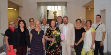 Meras padėkojo ilgametei Dailės galerijos direktorei J. Lebednykienei