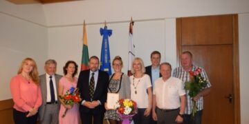 Meras R. Račkauskas pagerbė pasaulio rekordininkę O. Baleišytę