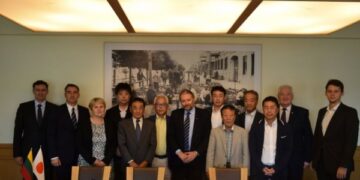 Mieste vieši Japonijos verslininkai