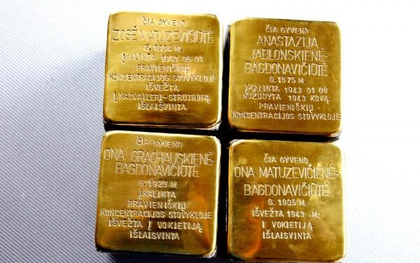 "Atminimo akmenys", skirti Panevėžiui / LŽTC archyvo nuotr.