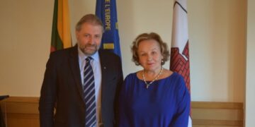 Meras susitiko su europarlamentare