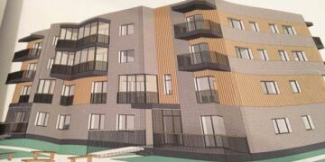 Pabradę papuoš naujutėlis daugiabutis namas