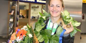 Dviratininkė S. Krupeckaitė norėjo dviejų medalių, o parsivežė tris