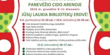 „Cido“ arenoje – kalėdinė bibliotekų erdvė