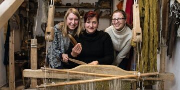 Lino keliu   drauge su norvegais