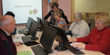Kviečiame gyventojus atrasti kompiuterio ir interneto galimybes