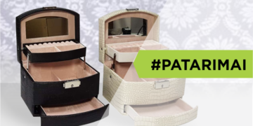Naudingi patarimai, kaip išsirinkti papuošalų dėžutę