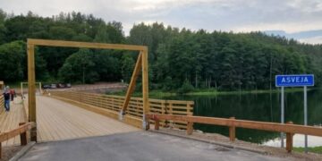 Baigtas Asvejos medinio tilto remontas