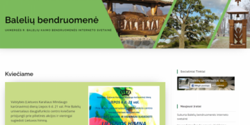 Moderni Balelių kaimo bendruomenė persikelia į skaitmeninę aplinką