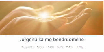 Jurgėnų kaimo bendruomenės veikla skelbiama ir internetinėje erdvėje