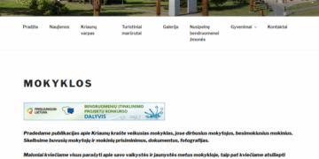 Kriaunų kaimo bendruomenės tinklapis padės išsaugoti Kriaunų krašto mokyklų istoriją