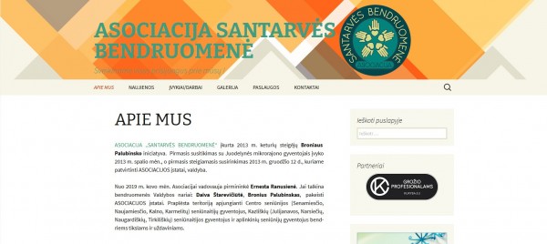 Atnaujinta Santarvės bendruomenės internetinė svetainė atveria naujas galimybes