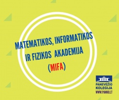 Beveik 100 abiturientų matematikos ir fizikos egzaminams ruošis kartu su MIFA