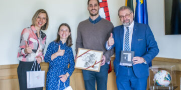 Panevėžio miesto meras Rytis Račkauskas susitiko su Kazickų šeimos fondo atstovu dr. Juozo P. Kazicko anūku Peter Kazicku.