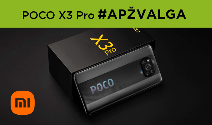 Geriausio vidutinės klasės telefono formulė: „POCO X3 Pro“ apžvalga