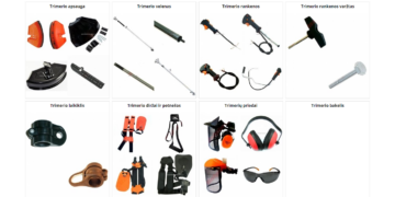 Trimerių atsarginės detalės