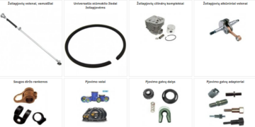 Kokios žoliapjovių dalys dažniausiai keičiamos prieš pjaunant pavasarinę žolę?