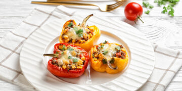Kai norisi pavalgyti lengvai ir pigiai, įdarytos paprikos – 3 tobuli receptai