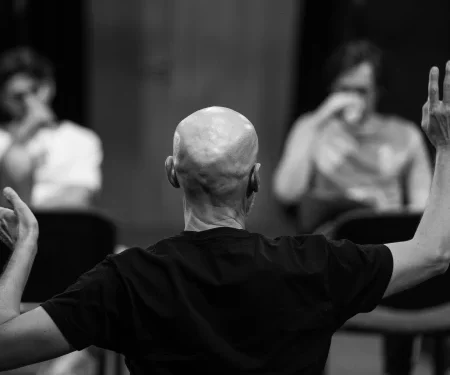 Premjerą pristatantis I. Wyrypajewas