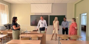 Ukmergės vadovų vizitas Siesikų miestelyje